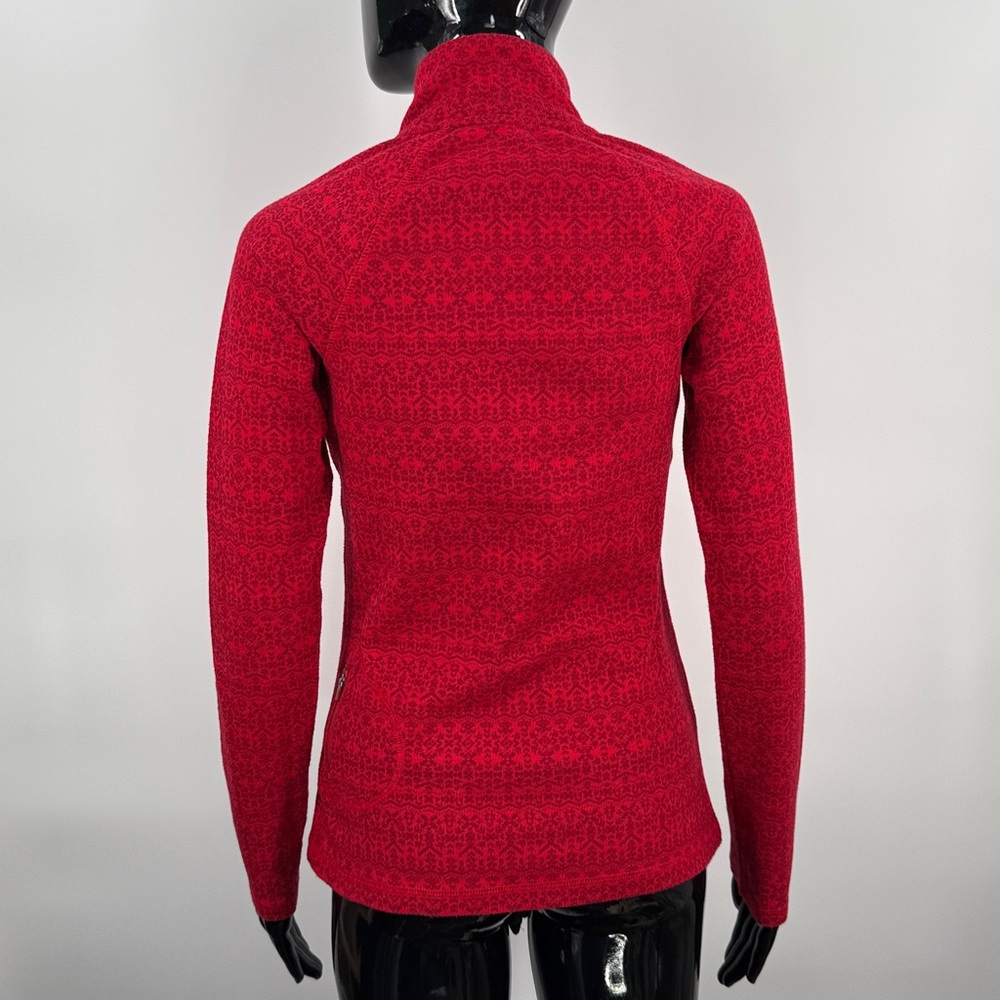 Fair Isle Eddie Bauer Mock Neck Quarter Zip Size Small - Picture 3 of 4